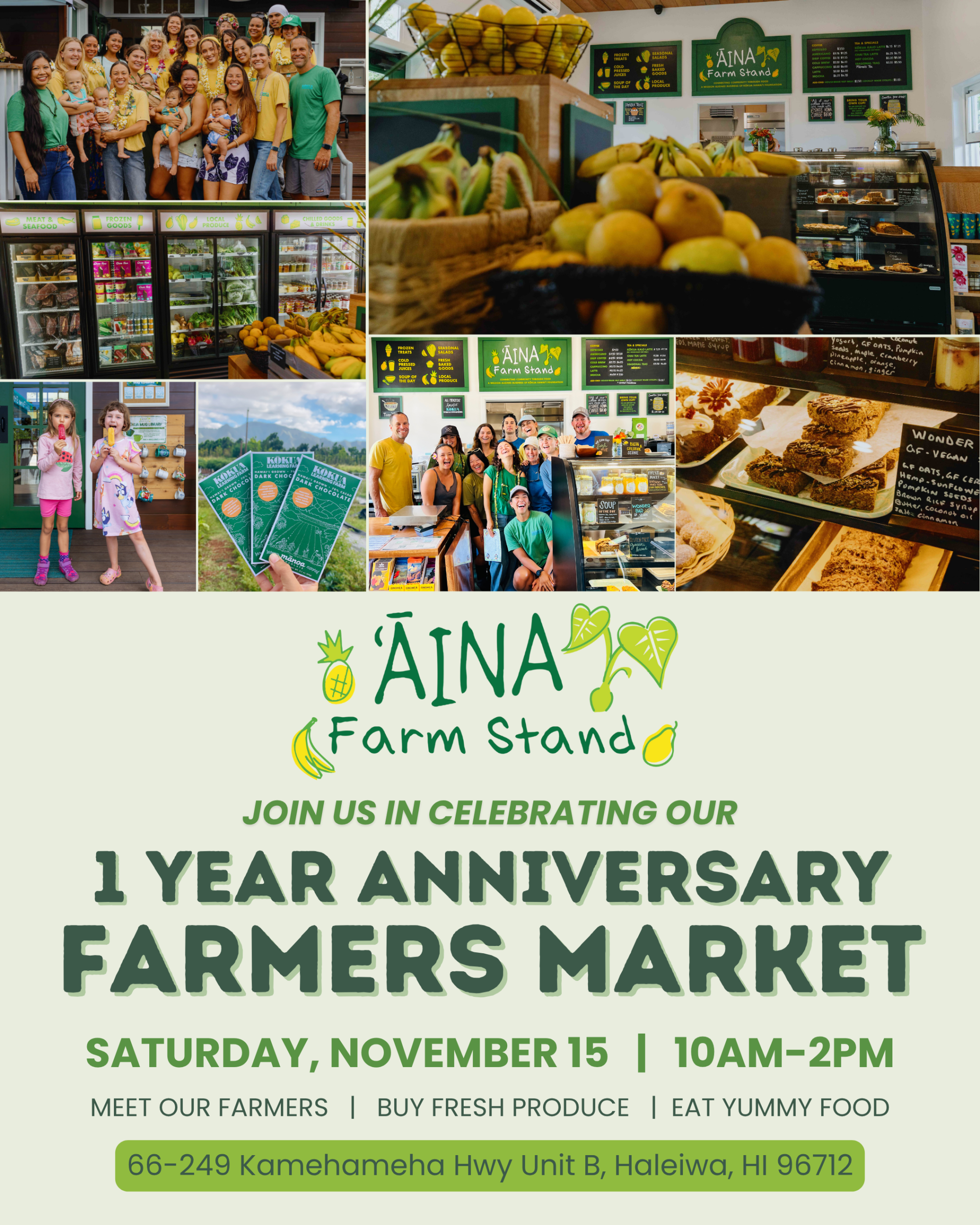 ʻĀINA Farm Stand Anniversary Farmer